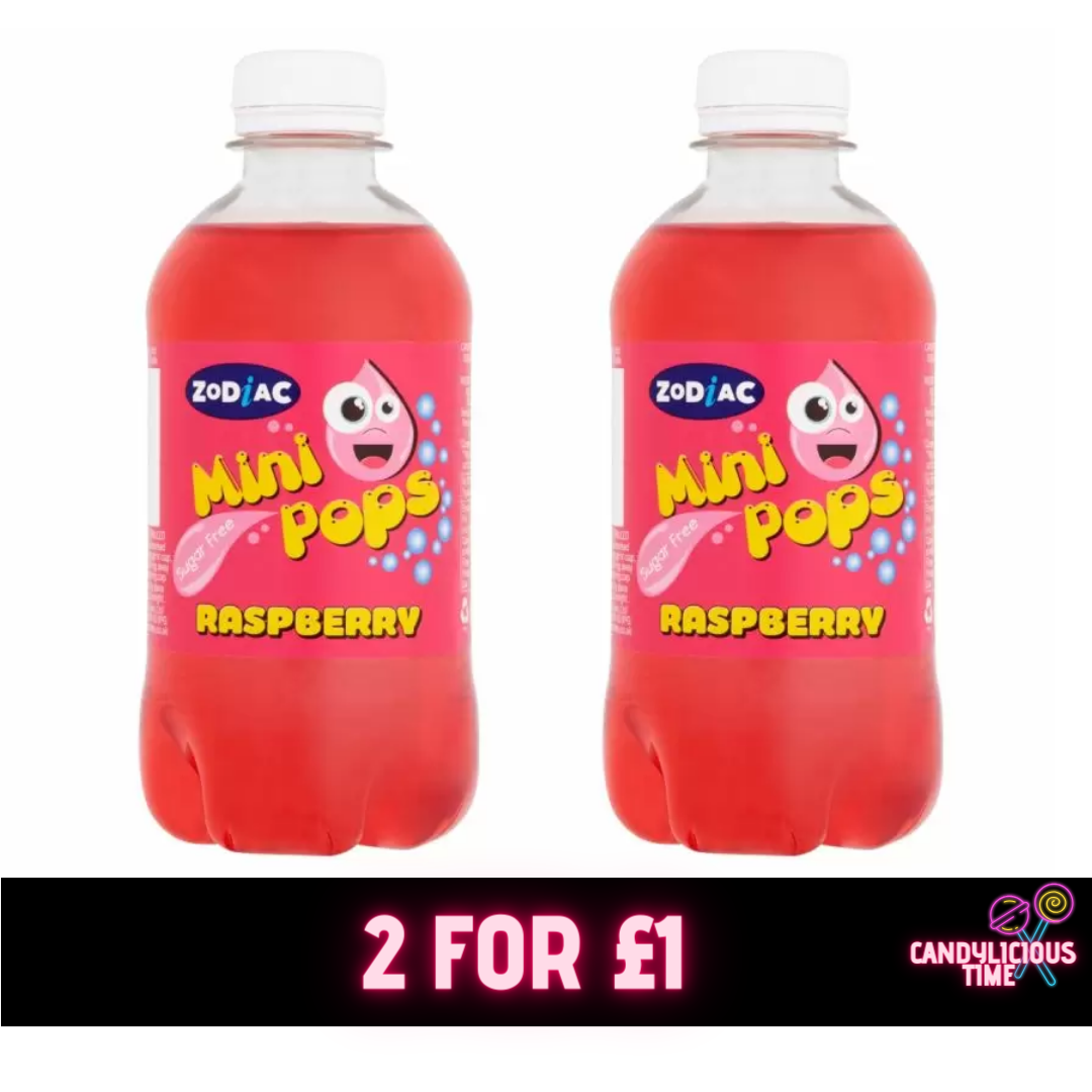 Zodiac Mini Pops (330ml) Pack of 2 - Mini Pops Raspberry (330ml)