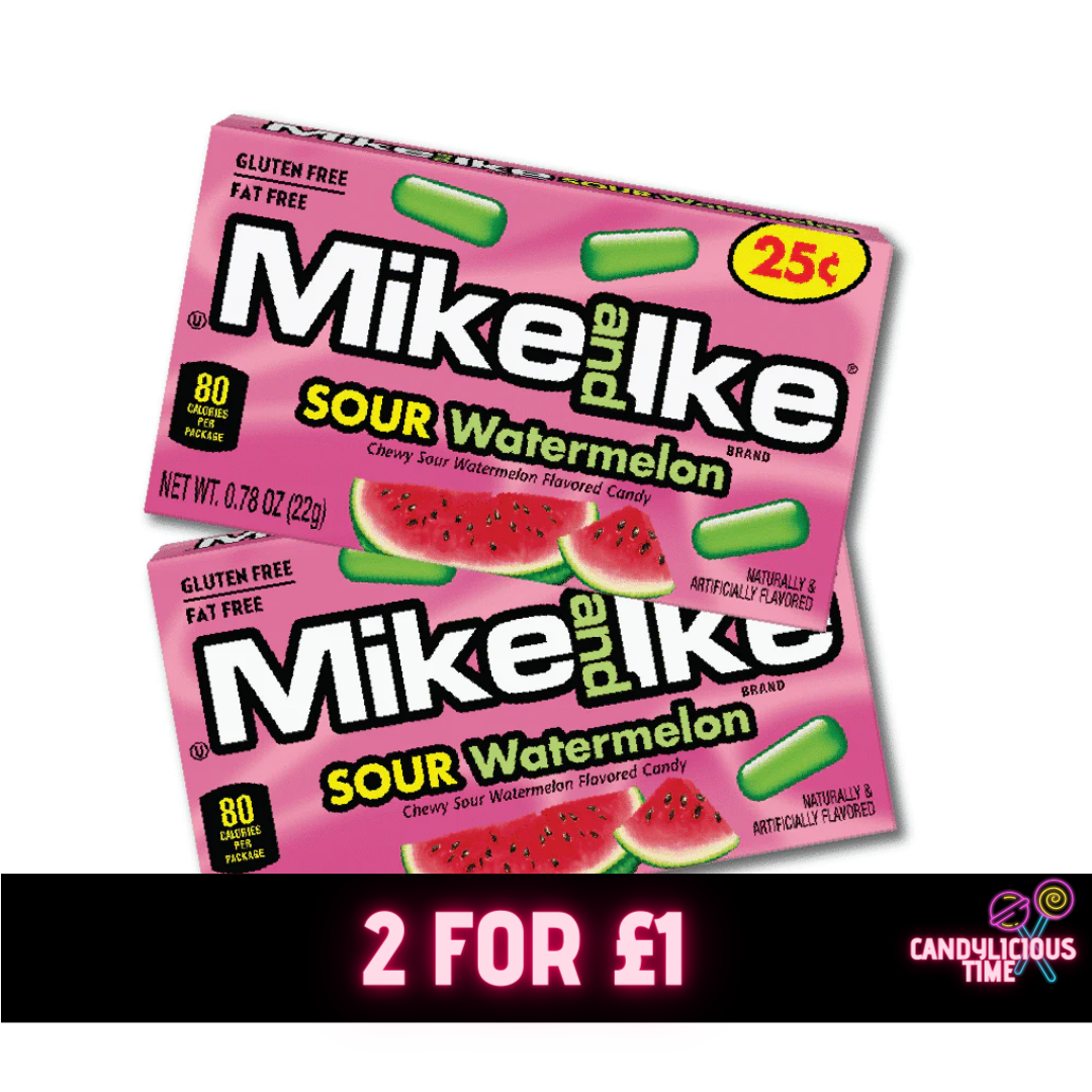 Mike & Ike Changemaker Mini Box (22g) (2 packs) - Sour Watermelon