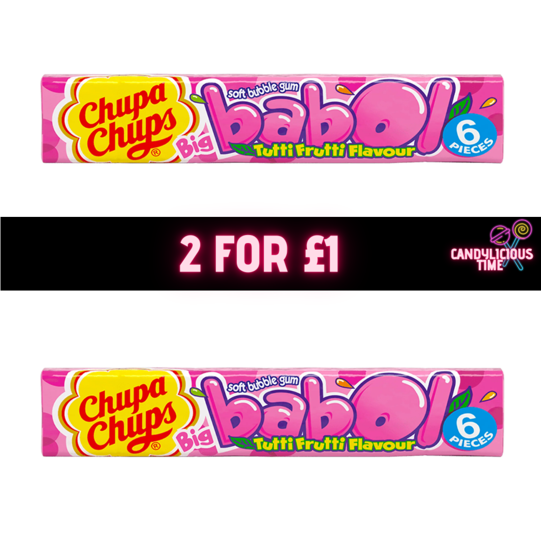 Chupa Chups Big Babol Bubble Gum (28g) - Tutti Frutti