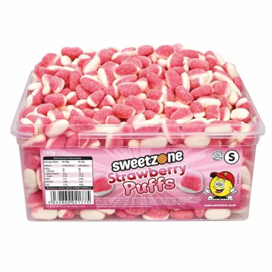 Sweetzone Strawberry Puffs Tub