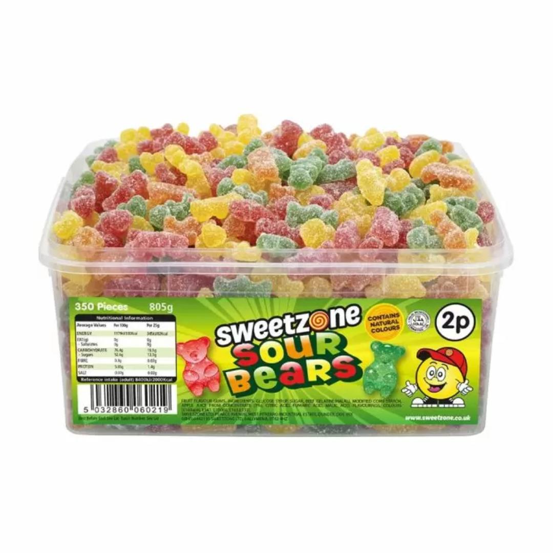 Sweetzone Sour Bears Tub