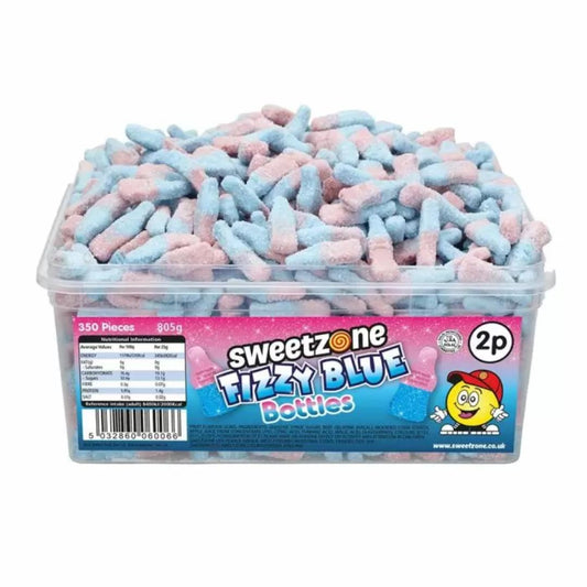 Sweetzone Fizzy Blue Bottles Tub