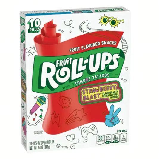 Whole Box Strawberry Fruit Roll Up - 10 pack