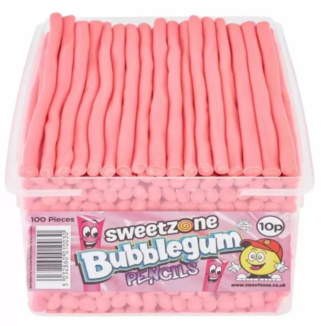 Sweetzone Bubblegum Pencils Tub