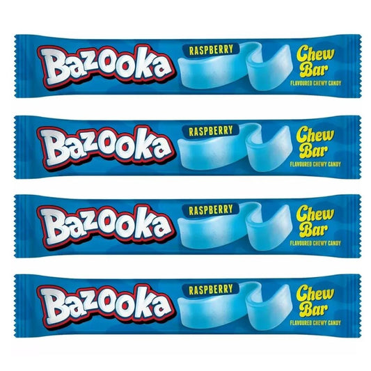 Bazooka Blue Raspberry | 4 Chew Bars