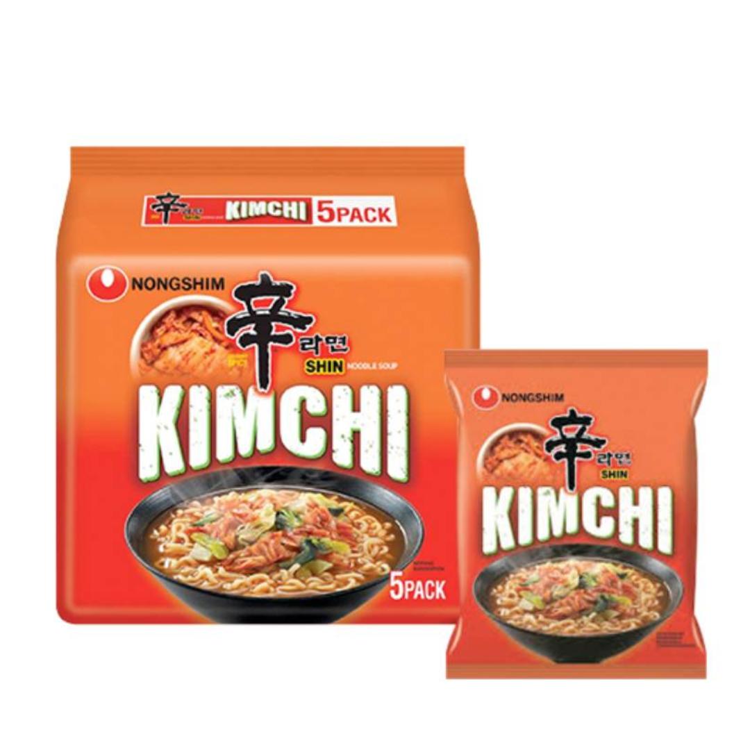 Nongshim Kimchi Noodles Pack of 5