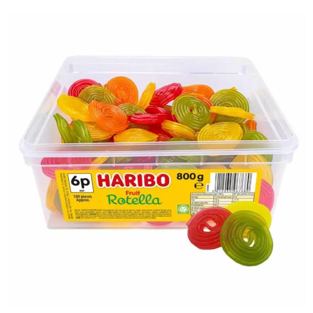 Haribos - Fruit Rotella Tub