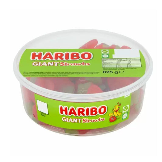 Haribo - Giant Strawberry - Circle Tub