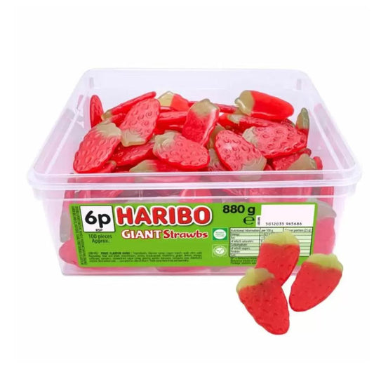 Haribos - Giant Strawberry Tub