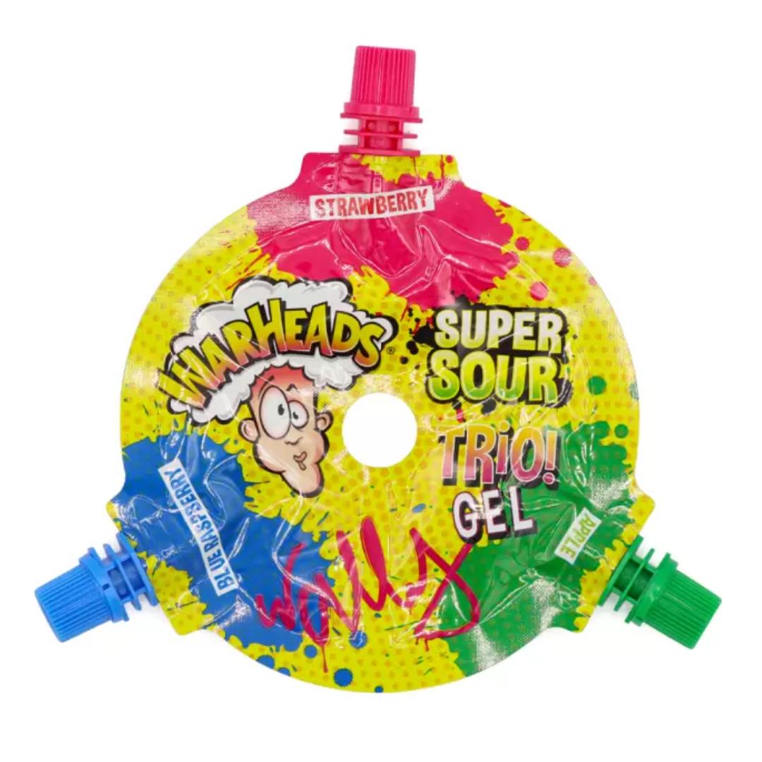 Warheads Super Sour Trio Gel Wheel 51g