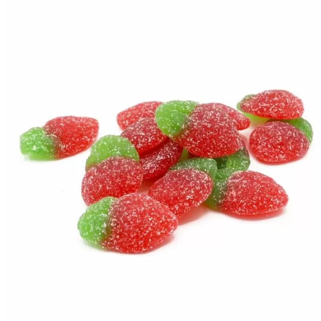 Custom Pick N Mix Candy - Fizzy Strawberries (Vegan) - 100g