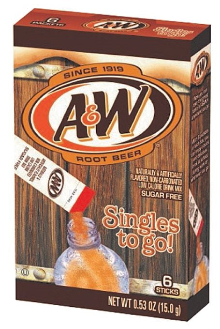 A&W Root Beer Singles To Go