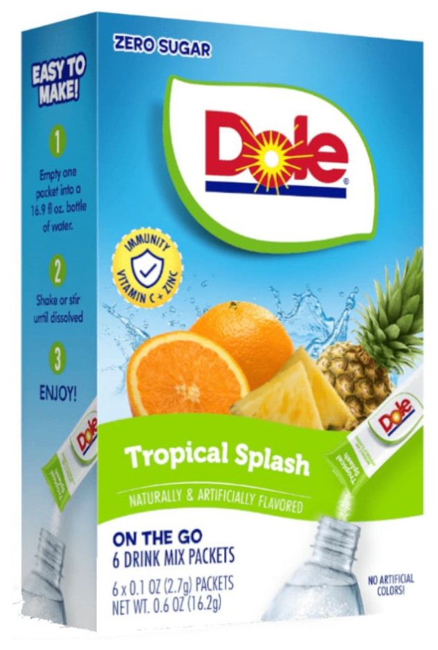 Dole Tropical Splash Singles To Go