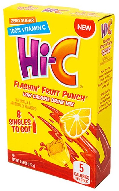 Hi-C Flashin' Fruit Punch Singles To Go