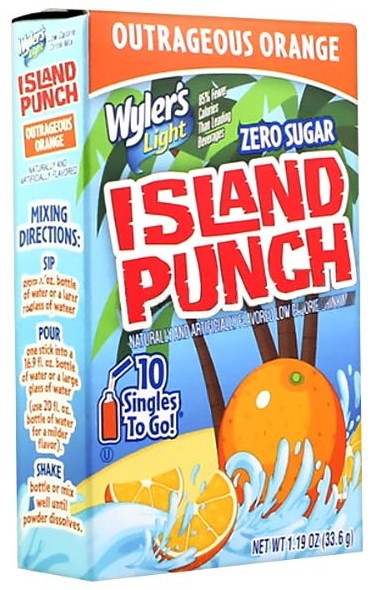 Wyler Light Island Punch Outrageous Orange Singles To Go