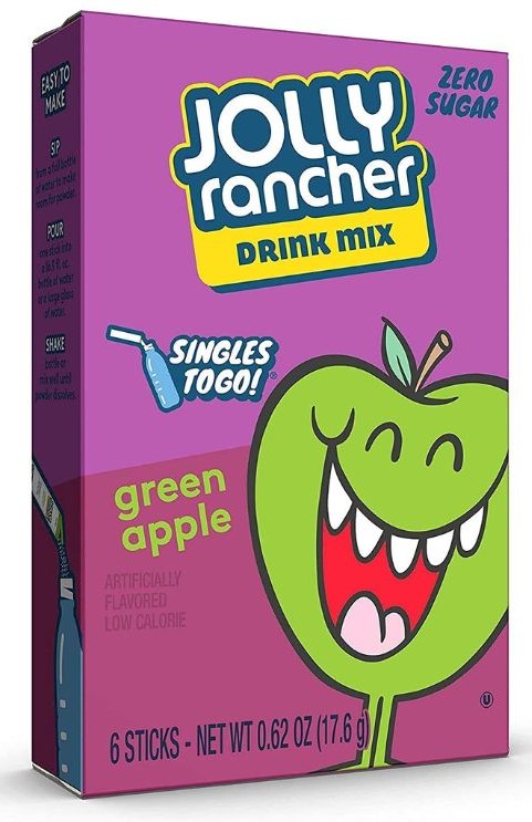 Jolly Rancher Green Apple Singles To Go