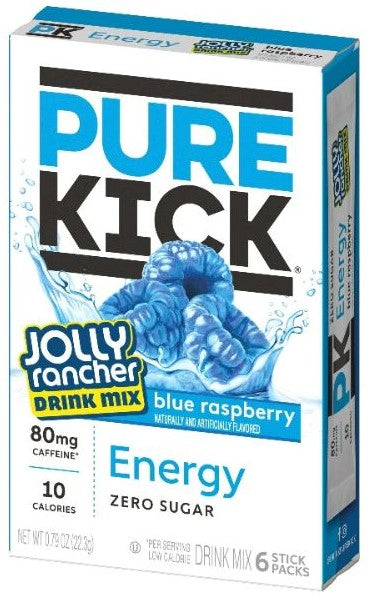 Pure Kick Jolly Rancher Blue Raspberry Singles To Go