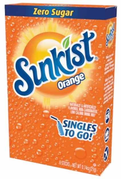 Sunkist Orange Singles To Go