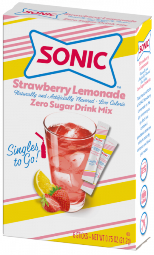 Sonic Strawberry Lemonade Singles To Go