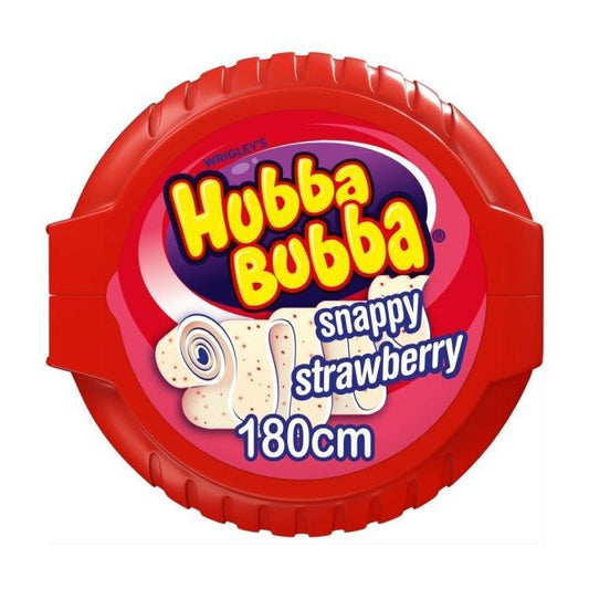 Hubba Bubba Snappy Strawberry Bubble Gum Mega Long