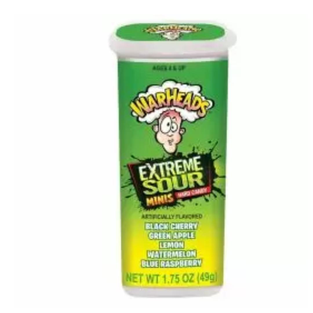 Warheads Mini Extreme Sour Hard Candy 49g