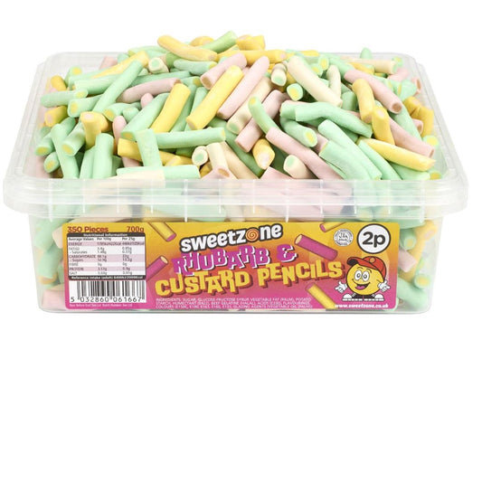 Sweetzone Rhubarb & Custard Pencils