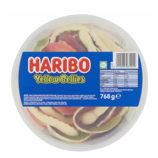 Haribo - Yellow Bellies - Circle Tub