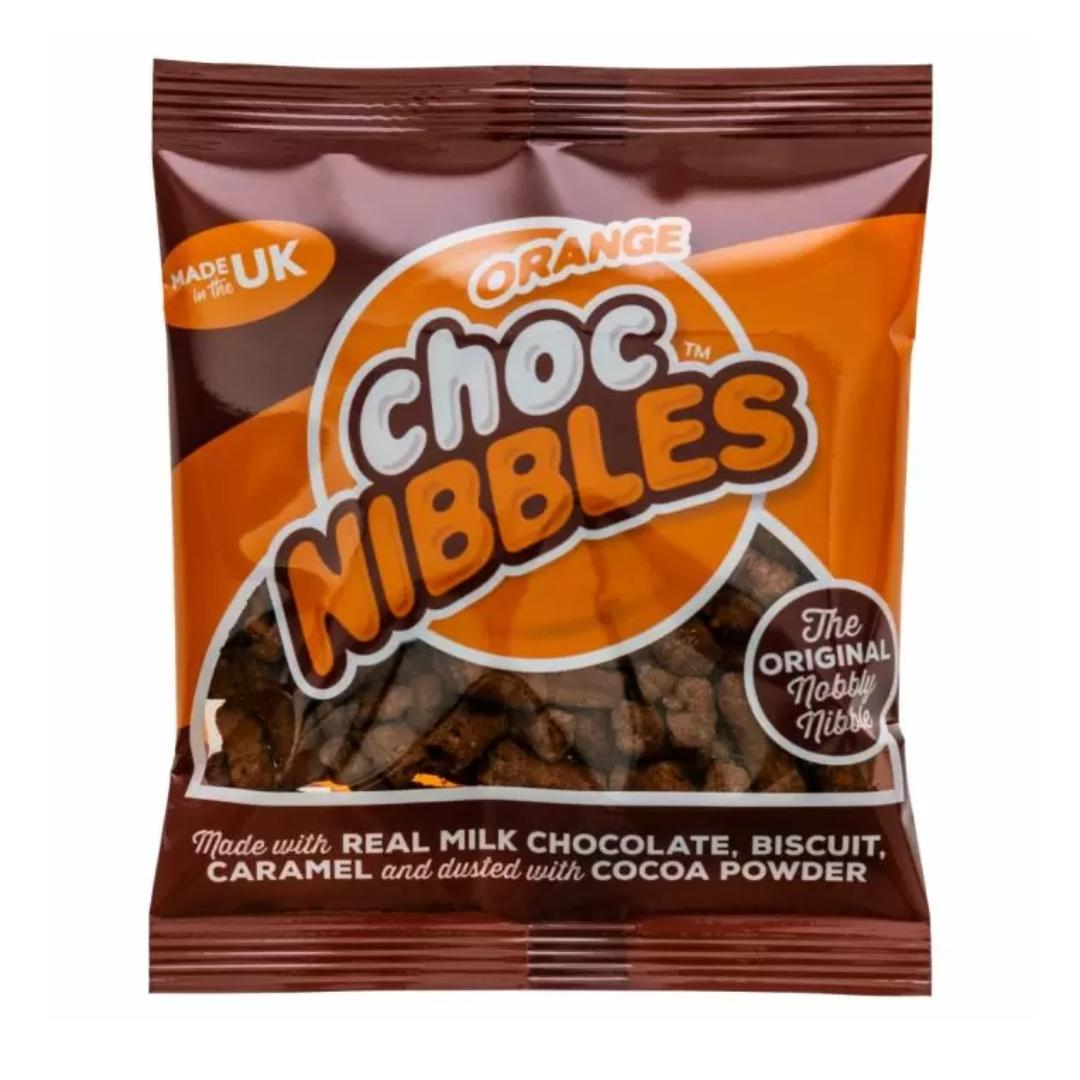 Choc Nibbles Orange Bag 150g