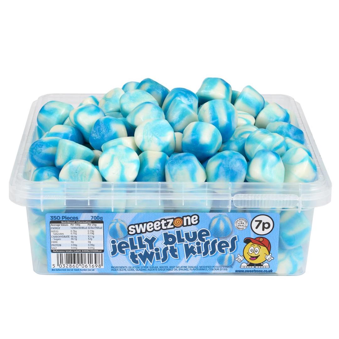 Sweetzone Jelly Blue Twist Kisses