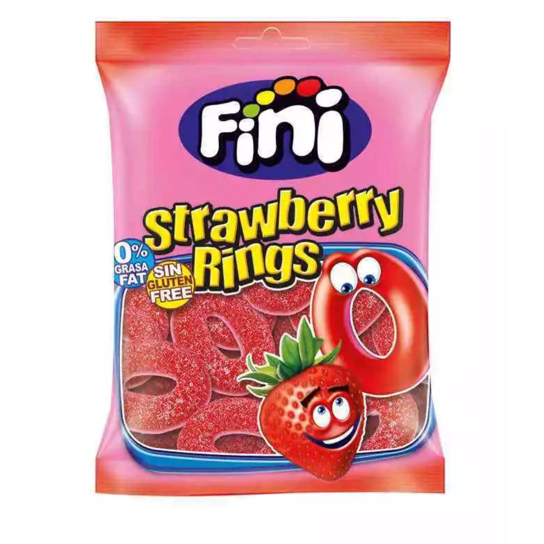 Fini Candy (75g) - Strawberry Rings - Fizzy