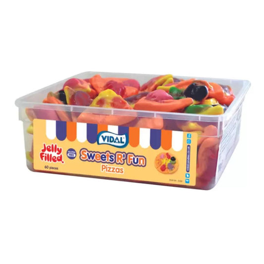 Vidal Jelly Filled Pizza Slices Tub - 710g