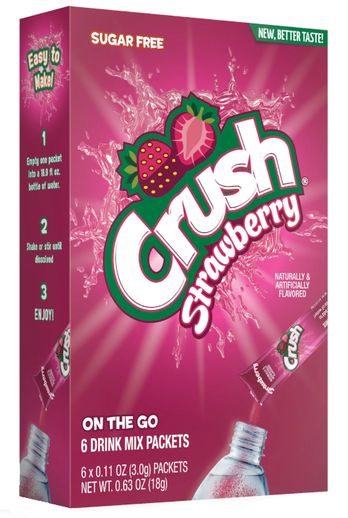 Crush Strawberry Singles To Go