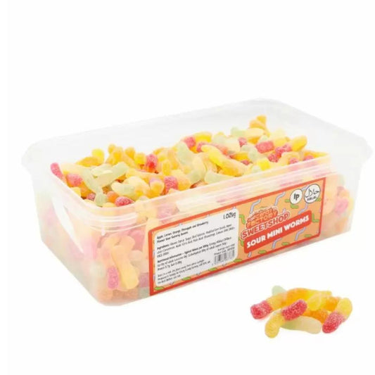 Crazy Candy Factory Tubs - Sour Mini Worms