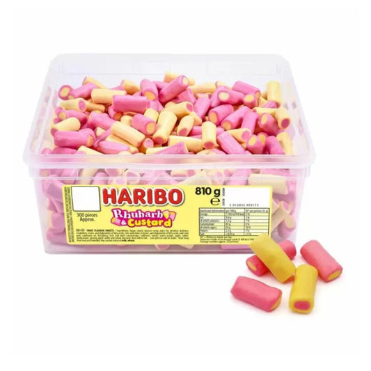 Haribos - Rhubarb & Custard Tub