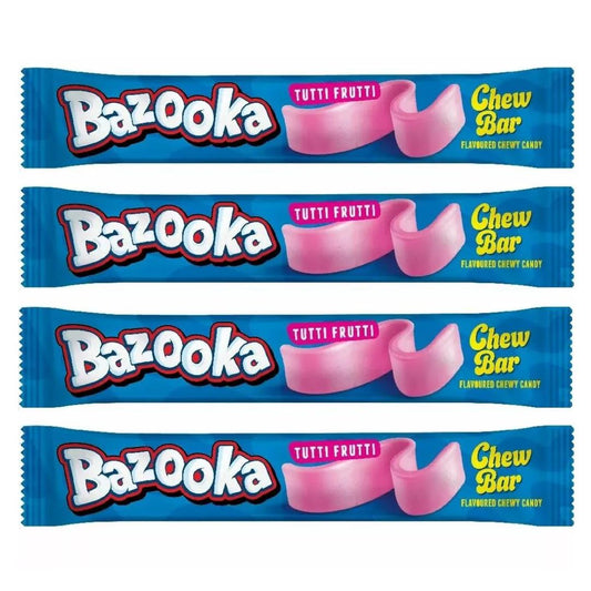 Bazooka Tutti Frutti Candy | 4 Chew Bars Sweet