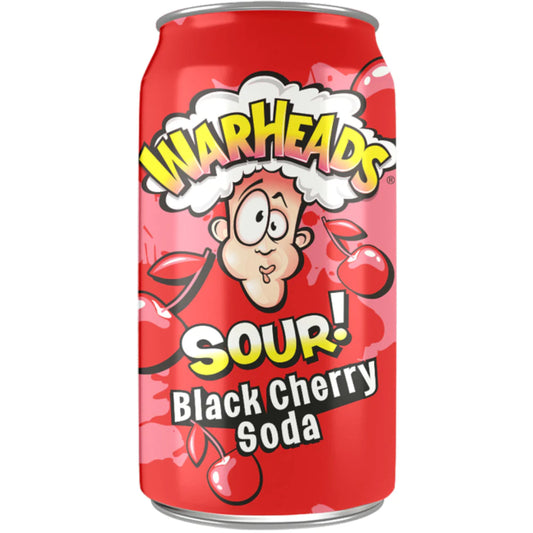 Warheads Sour Black Cherry Soda (355ml)