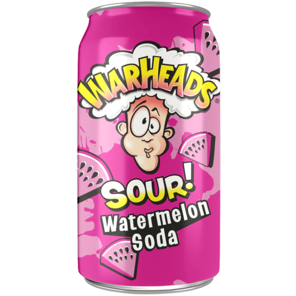 Warheads Sour Watermelon Soda (355ml)